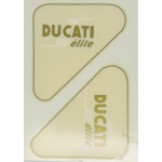 DUCATI ELITE DECALCOMANIE ADESIVI FIANCHETTI COLORE ORO 